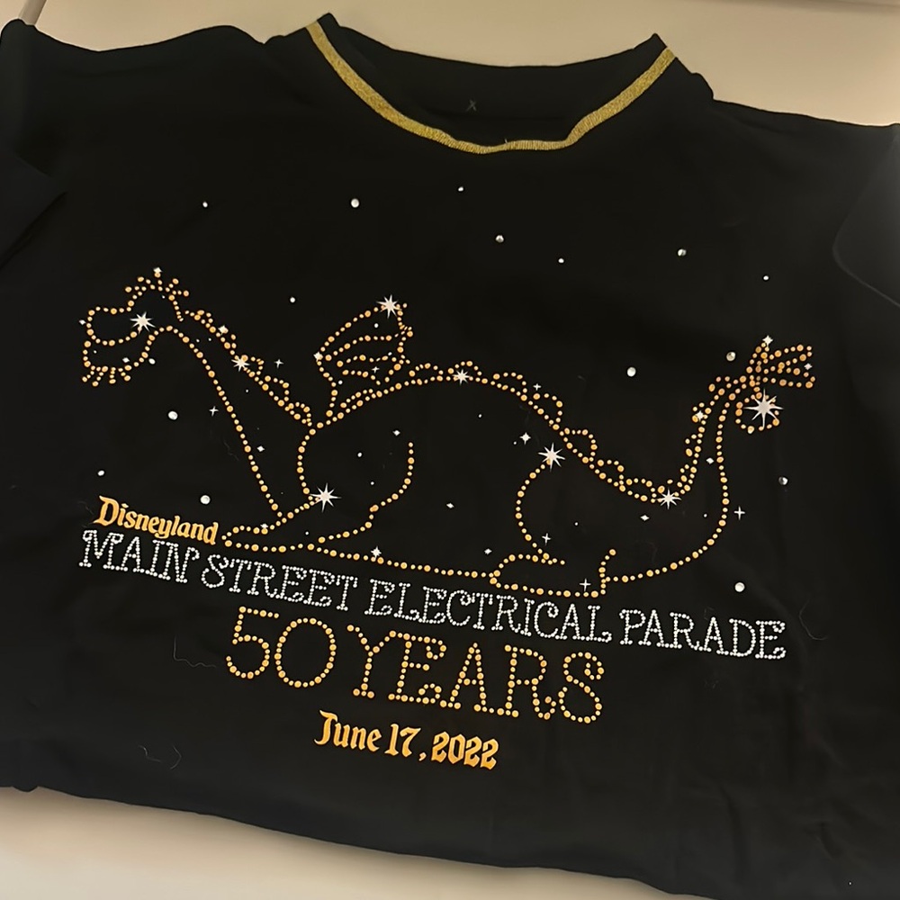 Disneyland Main Street Electrical Parade 50 Years Black Sweatshirt
